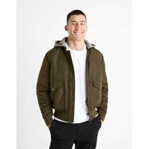 Celio Bomber Jacket With Hood, Fujameshoo - Mens Hnedá Xl Celio Bomber Jacket With Hood, Fujameshoo - Mens Hnedá Xl