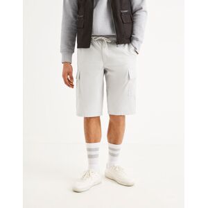 Celio Cargo Shorts Rolver2bm - Mens Šedá 38 Celio Cargo Shorts Rolver2bm - Mens Šedá 38
