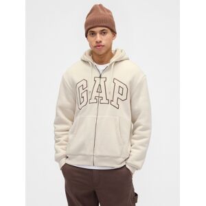 Gap Insulated Sweatshirt With Logo - Mens Hnedá M Gap Insulated Sweatshirt With Logo - Mens Hnedá M