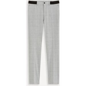 Svetlosivé Pánske Kockované Skrátené Nohavice Celio Fonoel Šedá 30 Svetlosivé Pánske Kockované Skrátené Nohavice Celio Fonoel Šedá 30