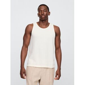 Gap Ribbed Tank Top - Men'S Biela L Gap Ribbed Tank Top - Men'S Biela L