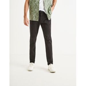 Celio Nohavice Topry Skinny - Muži Hnedá 28/34 Celio Nohavice Topry Skinny - Muži Hnedá 28/34