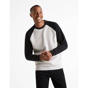 Celio Raglan Sweatshirt Cebloty - Men'S Šedá S Celio Raglan Sweatshirt Cebloty - Men'S Šedá S