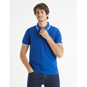Modrá Pánska Polokošeľa Celio Beline Modrá S Modrá Pánska Polokošeľa Celio Beline Modrá S