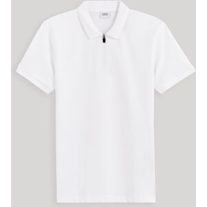 Biele Pánske Basic Polo Tričko Celio Gebenoit Biela S Biele Pánske Basic Polo Tričko Celio Gebenoit Biela S