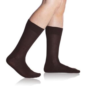 Bellinda Bambus Comfort Socks - Klasické Pánske Ponožky - Hnedá Šedá 43-46 Bellinda Bambus Comfort Socks - Klasické Pánske Ponožky - Hnedá Šedá 43-46