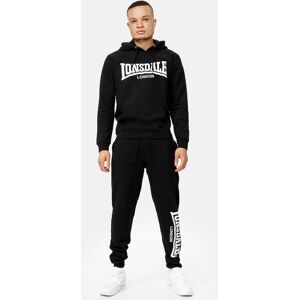 Pánska Tepláková Súprava Lonsdale Hooded Čierna Xxl Pánska Tepláková Súprava Lonsdale Hooded Čierna Xxl