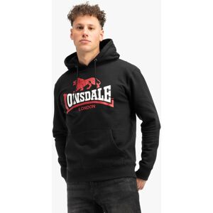 Lonsdale Men'S Hooded Sweatshirt Regular Fit Čierna Xl Lonsdale Men'S Hooded Sweatshirt Regular Fit Čierna Xl