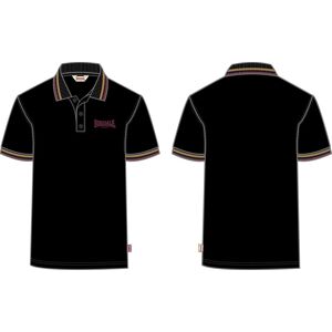 Pánske Polo Tričko Lonsdale Čierna M Pánske Polo Tričko Lonsdale Čierna M