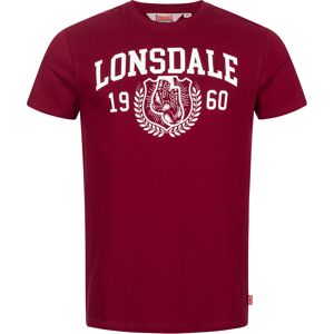 Pánske Tričko Lonsdale Boxing Tmavočervená S Pánske Tričko Lonsdale Boxing Tmavočervená S