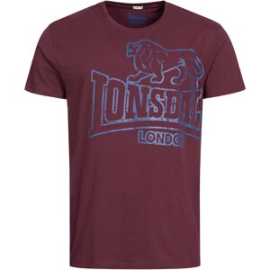 Pánske Tričko Lonsdale Original Tmavočervená S Pánske Tričko Lonsdale Original Tmavočervená S