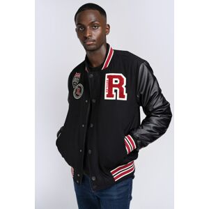 Benlee Lonsdale Men'S College Jacket Čierna M Benlee Lonsdale Men'S College Jacket Čierna M