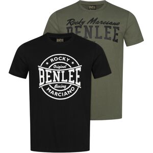 Benlee Men'S T-Shirt Regular Fit Double Pack Čierna L Benlee Men'S T-Shirt Regular Fit Double Pack Čierna L