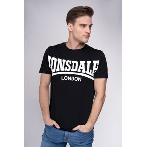 Pánske Tričko Lonsdale Čierna M Pánske Tričko Lonsdale Čierna M