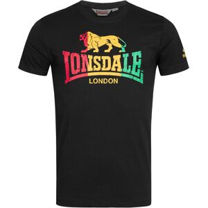 Pánske Tričko Lonsdale Čierna L Pánske Tričko Lonsdale Čierna L