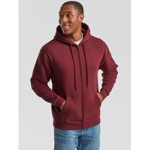 Burgundy Men'S Hoodie Premium Fruit Of The Loom Tmavočervená L Burgundy Men'S Hoodie Premium Fruit Of The Loom Tmavočervená L