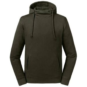 Olive Unisex Sweatshirt Pure Organic High Collar Hooded Sweat Russell Čierna 3xl Olive Unisex Sweatshirt Pure Organic High Collar Hooded Sweat Russell Čierna 3xl