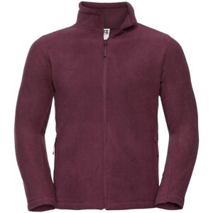 RUSSELL Men'S Fleece With Long Zipper 100% Polyester, Non-Pilling Fleece 320g Tmavočervená Xxl RUSSELL Men'S Fleece With Long Zipper 100% Polyester, Non-Pilling Fleece 320g Tmavočervená Xxl