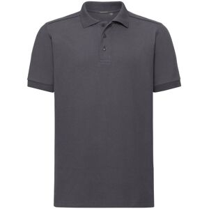 RUSSELL Men'S T-Shirt Tailored Stretch Polo R567m 95% Smooth Cotton Ring-Spun 5% Lycra 205g/210g Šedá L RUSSELL Men'S T-Shirt Tailored Stretch Polo R567m 95% Smooth Cotton Ring-Spun 5% Lycra 205g/210g Šedá L