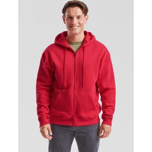Red Men'S Hoodie Premium Fruit Of The Loom Červená L Red Men'S Hoodie Premium Fruit Of The Loom Červená L