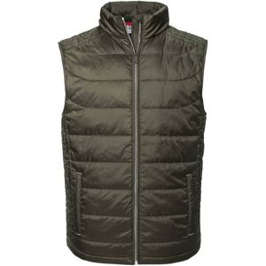 Green Men'S Vest Nano Bodywarmer Russell Šedá L Green Men'S Vest Nano Bodywarmer Russell Šedá L