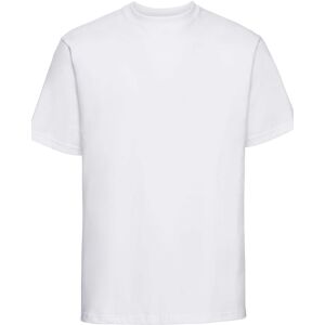 Russell Thicker Cotton Ring-Spun T-Shirt Biela L Russell Thicker Cotton Ring-Spun T-Shirt Biela L