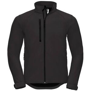 Pánska Čierna Softshellová Bunda Russell Čierna 4xl Pánska Čierna Softshellová Bunda Russell Čierna 4xl