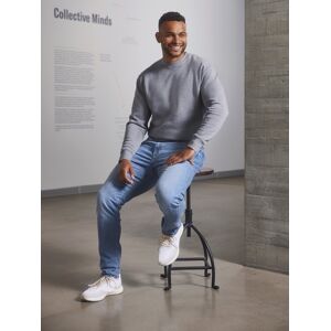 Authentic Russell Grey Men'S Sweatshirt Šedá M Authentic Russell Grey Men'S Sweatshirt Šedá M