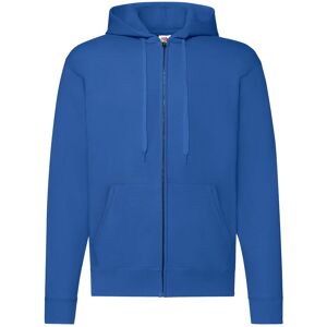 Blue Zippered Hoodie Classic Fruit Of The Loom Modrá L Blue Zippered Hoodie Classic Fruit Of The Loom Modrá L