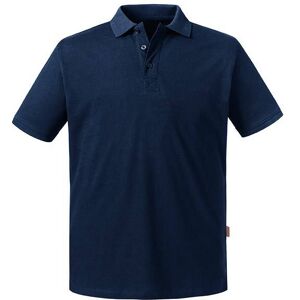 Navy Blue Men'S Polo Shirt Pure Organic Russell Modrá Xxl Navy Blue Men'S Polo Shirt Pure Organic Russell Modrá Xxl