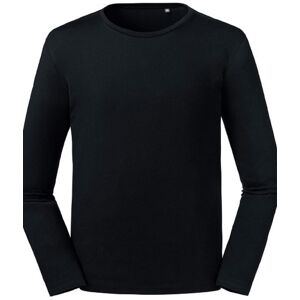Russell Men'S Pure Organic Long Sleeve T-Shirt Čierna Xs Russell Men'S Pure Organic Long Sleeve T-Shirt Čierna Xs