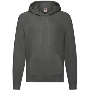 Grafitowa Bluza Męska Z Kapturem Lightweight Hooded Sweat Fruit Of The Loom Šedá S Grafitowa Bluza Męska Z Kapturem Lightweight Hooded Sweat Fruit Of The Loom Šedá S