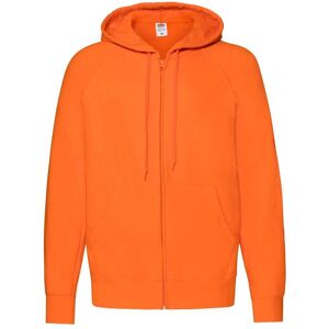 Orange Men'S Hoodie Lightweight Zip Thru Hooded Sweat Fruit Of The Loom Oranžová S Orange Men'S Hoodie Lightweight Zip Thru Hooded Sweat Fruit Of The Loom Oranžová S
