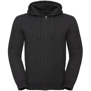 Men'S Authentic Melange Zipped Hooded Sweat Russell Čierna Xxl Men'S Authentic Melange Zipped Hooded Sweat Russell Čierna Xxl