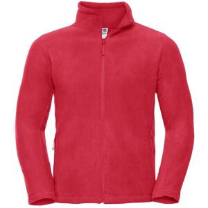 RUSSELL Men'S Fleece With Long Zipper 100% Polyester, Non-Pilling Fleece 320g Červená M RUSSELL Men'S Fleece With Long Zipper 100% Polyester, Non-Pilling Fleece 320g Červená M