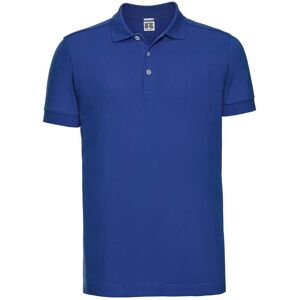RUSSELL Men'S T-Shirt Stretch Polo R566m 95% Smooth Cotton Ring-Spun 5% Lycra 205g/210g Modrá Xxl RUSSELL Men'S T-Shirt Stretch Polo R566m 95% Smooth Cotton Ring-Spun 5% Lycra 205g/210g Modrá Xxl
