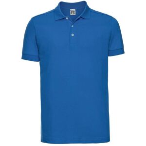RUSSELL Men'S T-Shirt Stretch Polo R566m 95% Smooth Cotton Ring-Spun 5% Lycra 205g/210g Modrá S RUSSELL Men'S T-Shirt Stretch Polo R566m 95% Smooth Cotton Ring-Spun 5% Lycra 205g/210g Modrá S