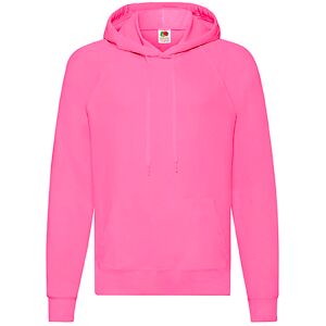 Fruit of the Loom Lightweight Men'S Hooded Sweatshirt 621400 80/20 240g Ružová S Fruit of the Loom Lightweight Men'S Hooded Sweatshirt 621400 80/20 240g Ružová S