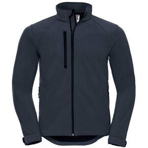 Navy Blue Men'S Jacket Soft Shell Russell Modrá M Navy Blue Men'S Jacket Soft Shell Russell Modrá M