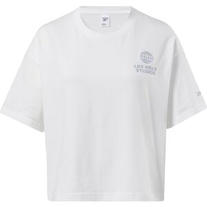 Reebok - Krátke Grafické Tričko Biela Xl Reebok - Krátke Grafické Tričko Biela Xl