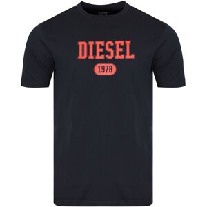 Diesel Pánske Tričko Čierna M Diesel Pánske Tričko Čierna M
