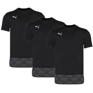 Puma 3-Pack Teamfinal 21 Casuals Tričko Čierna Xs Puma 3-Pack Teamfinal 21 Casuals Tričko Čierna Xs
