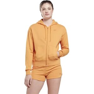 Reebok Funkčná Mikina Na Zips Oranžová S Reebok Funkčná Mikina Na Zips Oranžová S