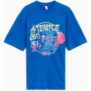 Reebok - Rbk Sf Temple Fight Tee Modrá S Reebok - Rbk Sf Temple Fight Tee Modrá S