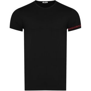 Bikkembergs - Pánske Tričko 2-Pack Čierne Čierna L Bikkembergs - Pánske Tričko 2-Pack Čierne Čierna L