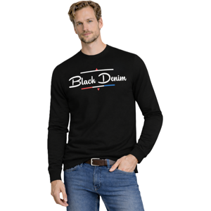 Pánska Mikina Jumper Čierna Xxl Pánska Mikina Jumper Čierna Xxl