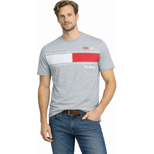 Pánske Tričko Jumper 3031 Sivé Biela Xxl Pánske Tričko Jumper 3031 Sivé Biela Xxl
