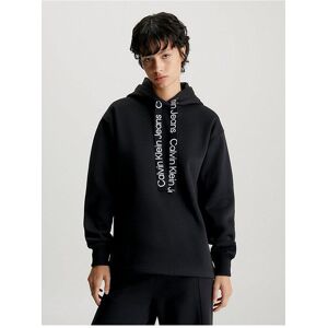 Calvin Klein Logo Drawcord Hoodie Čierna M Calvin Klein Logo Drawcord Hoodie Čierna M