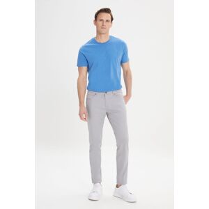 AC&Co / Altınyıldız Classics Pánske Sivé Elastické Nohavice Šedá 56 AC&Co / Altınyıldız Classics Pánske Sivé Elastické Nohavice Šedá 56