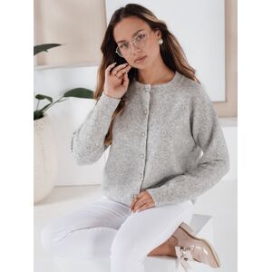 DStreet Dámsky Sveter Na Zapínanie Selina Šedý Biela M DStreet Dámsky Sveter Na Zapínanie Selina Šedý Biela M